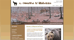 Desktop Screenshot of camosciodabruzzo.it